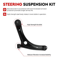 TadaMark close-up of lower control arm ball joint with rugged steel finish