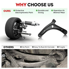 TadaMark inner and outer tie rod ends side-by-side showing fitment clarity