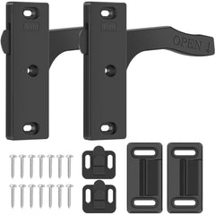 TAGLLY right-hand latch front view showing robust metal handle and finish for durability