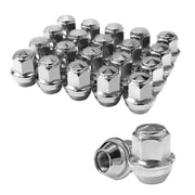 TAGMORE lug nuts front packaging showing 20-piece chrome kit and compatibility benefits