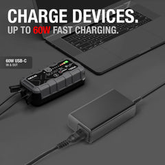 TAIFU close-up USB-C connector demonstrating secure PD charging