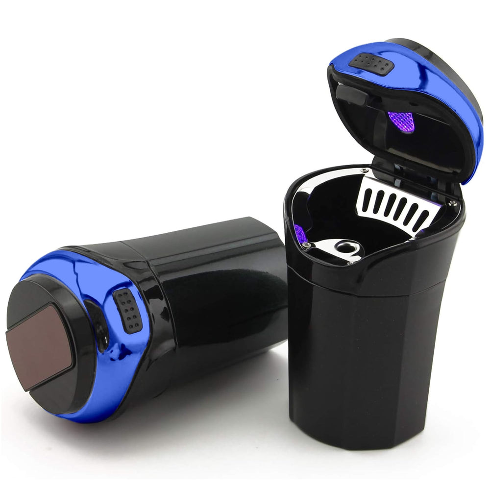 TAKAVU front view showing blue ashtray and cupholder fit benefit