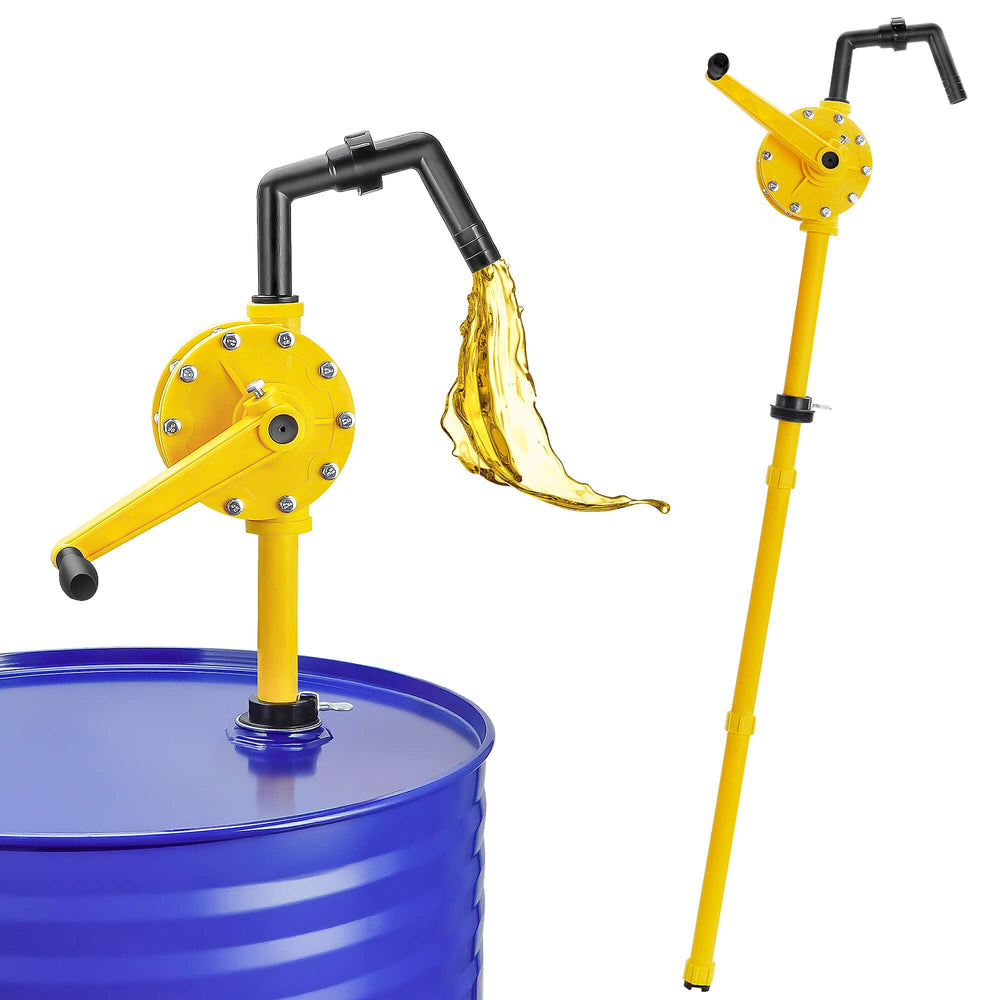 TALFIT front view of drum pump showing durable design and quick setup benefit