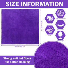 Tallew microfiber towel drying car door panel leaving streak-free finish
