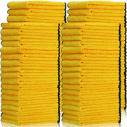 Tallew front packaging showing 40 yellow towels and value pack benefit