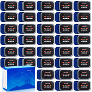 Tallew front packaging showing 80-piece tire patch kit for reliable repairs