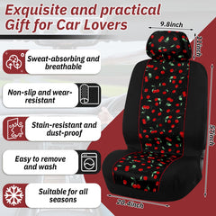 Tallew headrest covers close-up highlighting neat fit and seat protection