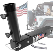 Tanfix front view mounted on truck showing secure flag display and stability