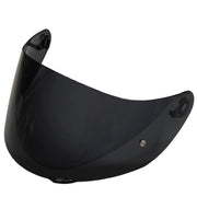 TAOHOM front view deep smoke visor showing tint and coverage for glare reduction
