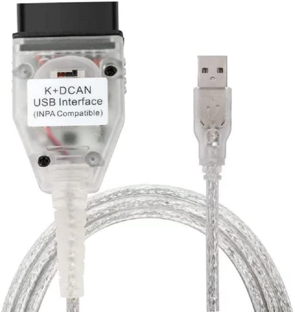 Taotao front view OBD K+CAN cable showing connector, reliable diagnostics