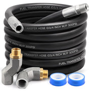 Taukealugs front assembly showing hose and swivels for reliable fueling