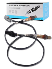 TAUTOY front view of two-pack O2 sensors showing complete kit and benefits
