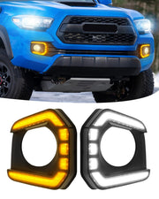 TBHOO front bezel on Tacoma showing clean DRL look and improved visibility