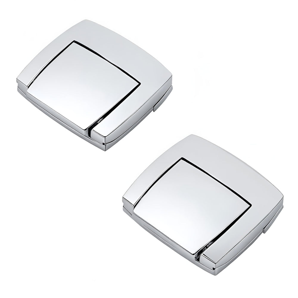 TCMI chrome latch front profile showing clean finish and restored look