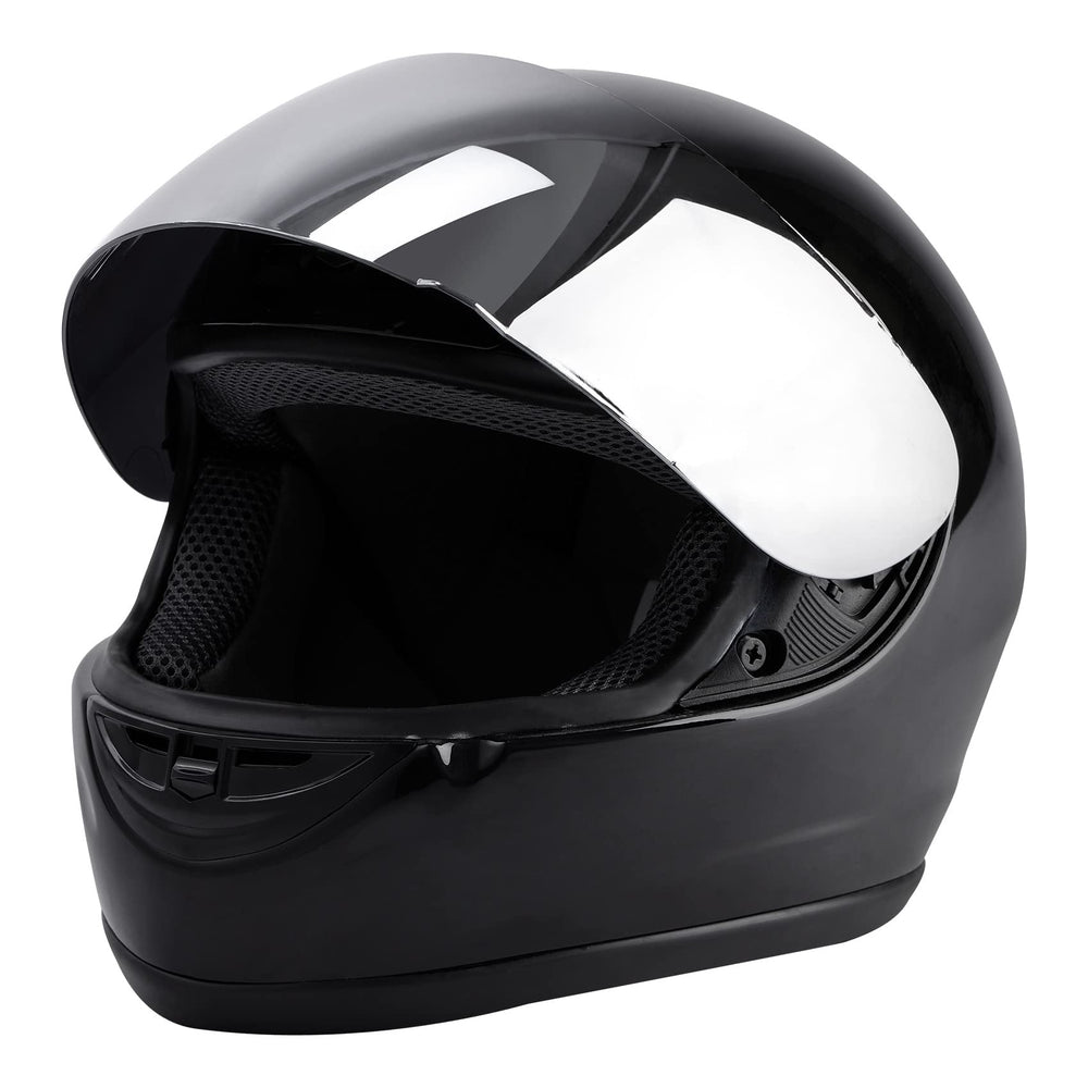 TCMT helmet front view showing DOT-approved protection and full-face coverage