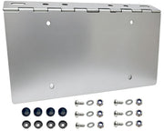 TDPROMOTO front view bracket showing chrome finish and secure design benefit: durable mounting