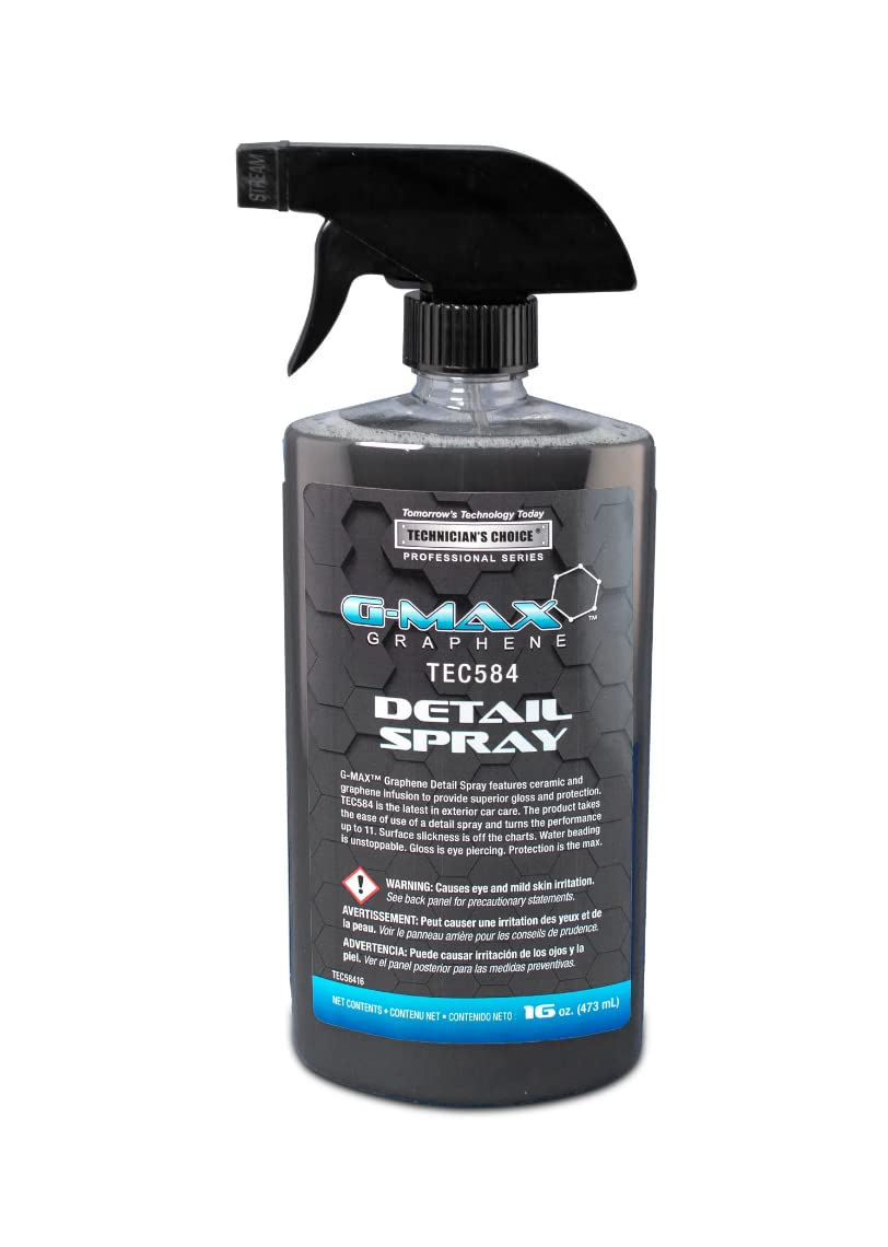 Technicians Choice bottle front label showing product details and glossy benefit