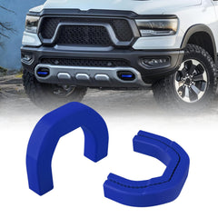 TECHPICCO front tow hook cover front view showing precise fit and style