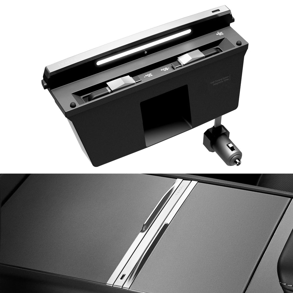 TEMAI hub front face showing clean flush installation and discreet charging benefit