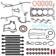 TEMSONE front view of head gasket set showing complete parts and fitment benefits