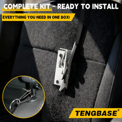 TENGBASE close-up of steel bracket highlighting corrosion-resistant finish and durability