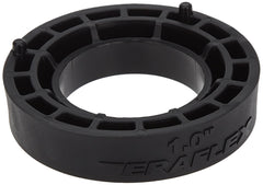 TeraFlex bump stop extension detail showing increased clearance