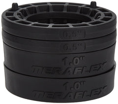 TeraFlex coil spring spacer close-up highlighting fit and strength