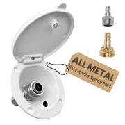 Terapaton front-facing exterior port showing clean flush mount and utility