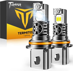 Termitor 9007 front view showing bulb face and chips for brighter visibility