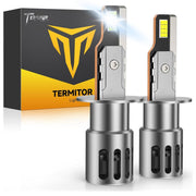 Termitor front view of packaged H1 bulbs showing ready‑to‑install kit and benefits