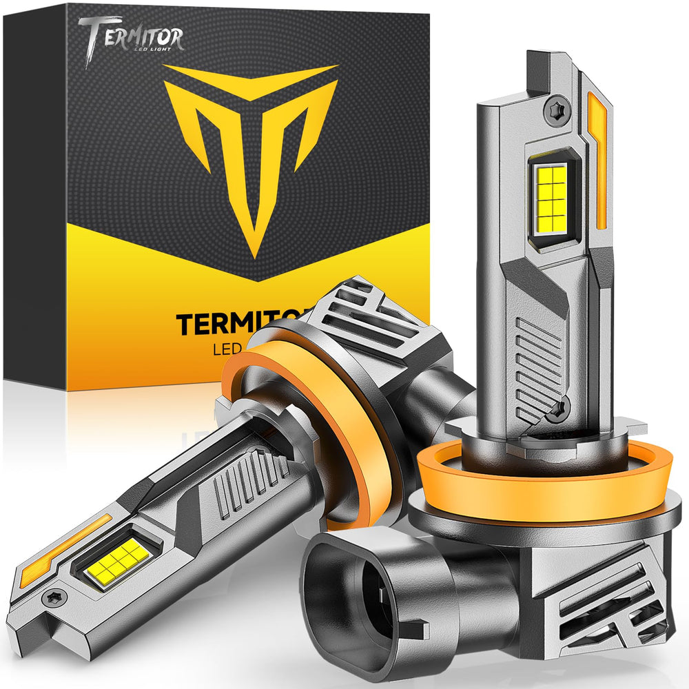 Termitor front view pack of 2 bulbs showing compact design and brightness