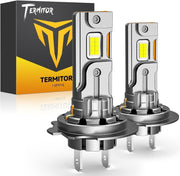 Termitor front view of H7 bulb showing compact OEM design and easy fit