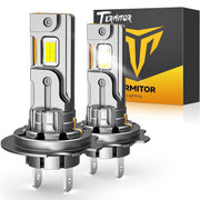 Termitor front view of H7 bulb showing plug-and-play fit and easy install benefit