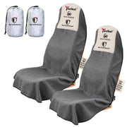 TESFEEL front seat cover full view showing clean protection
