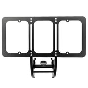 TesFram full bracket front view showing clean fit and strong hold