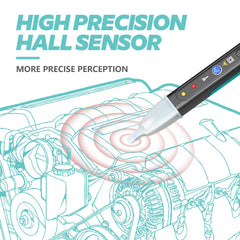 TesterOn LED display closeup showing color indicators for quick signal readout