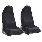 Teuaktty front seat cover displayed flat, protects seats from moisture