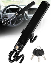 Tevlaphee front view showing lock attached, clear visual deterrent