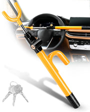 Tevlaphee front view showing bright yellow lock, deters thieves
