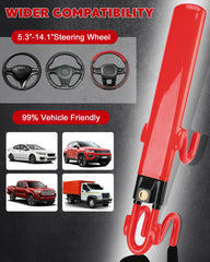 Tevlaphee installed on steering wheel demonstrating quick in-car use and fit