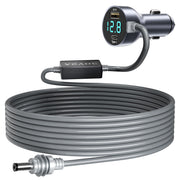 THALASSOTECH adapter front view showing ports and cigarette plug, convenient charging