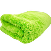 THE HOUSE OF RAGS folded towel front showing size and plushness for efficient drying