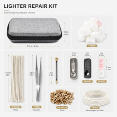 The Left Bridge kit open with parts laid out for quick repair convenience
