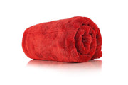 The Rag Company 1500 front folded towel shows size and red color benefit quick coverage
