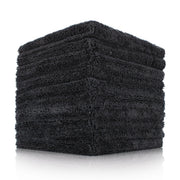 The Rag Company Creature front view showing black microfiber and benefit of safe polishing