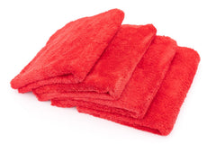 The Rag Company folded towel close-up highlighting plush pile and lint-free finish