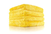The Rag Company front pack of four Eagle Edgeless towels showing compact packaging and convenience