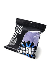 The Rag Company towel in use buffing car paint demonstrating streak-free polishing benefit