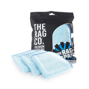 The Rag Company FTW front packaging showing 3-pack and light blue towels benefit quick identification