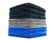 The Rag Company front pack of nine Spectrum 420 towels showing color assortment and value